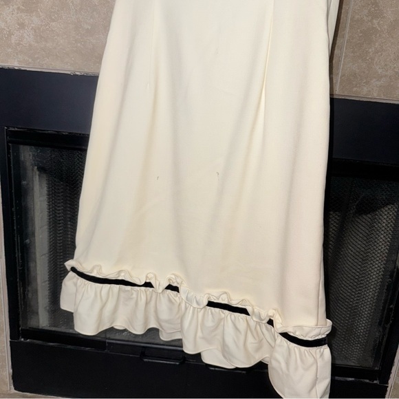 J. Crew Ruffle Trim Shift Dress size 6 damaged - Picture 11 of 14